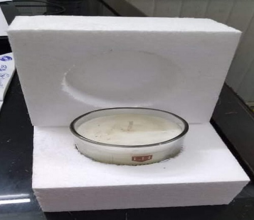 thermocol candle packing